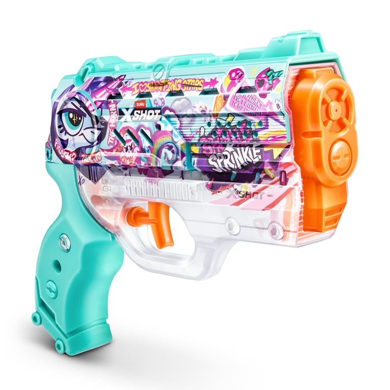 chang CARNIVAL Water Blaster 自動リロード機能付き XSHOT Water Fast-Fill Skins Nano Unicorn Water Blaster by ZURU