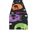thumbnail image 2 of MKHERT Colorful Skulls And Heart Table Runner for Kitchen Wedding Party Home Decor 16x72 inch, 2 of 4