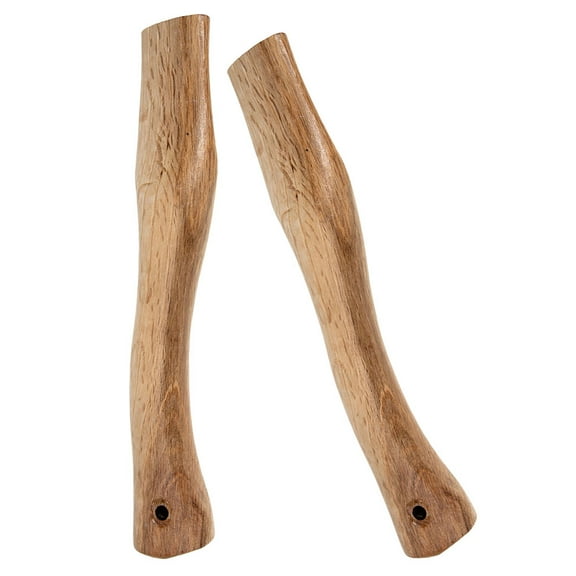 WHAMVOX 2pcs Axe Wood Handle Ergonomic Wooden Axe Handle Wooden Grip for Axe Wood Handle Replacement
