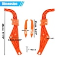 thumbnail image 3 of Unique Bargains 1 Set Strong Arm Inner Fairing Batwing Support Speaker Brackets for Harley Touring Electra FLHT 96-13, 3 of 7