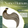 thumbnail image 2 of Extensiones de cabello Nano Bead RUNATURE Balayage de marrón a rubio, 2 of 7