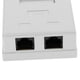 thumbnail image 5 of Caja compacta de montaje en superficie de pared con cable de red six de 2 puertos - 2 piezas, 5 of 9