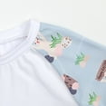thumbnail image 3 of Odeerbi 3-14 Years Kids Boys Girls Easter Outfits Cotton Pajamas Long Sleeve Raglan Shirts Pants Two-piece Pajama Set Cute Prints Casual Loungewear Kids Boys Girls Clothes, 3 of 8