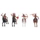 thumbnail image 4 of EeaseMX 4 piezas de modelo de caballo indio, juguete de simulación, adorno (estilo mixto), 4 of 8