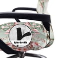 thumbnail image 5 of Whosucclay Hummingbird Cherry Blossom Print Office Chair Cover, Washable Chair Slipcovers Removable Computer Chair Slipcovers with Elastic Bottom Protective Rotating Desk High Back Seat-S, 5 of 7