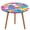 style, variant on Flamingo Pattern Round Fitted Tablecloth with Backing Elastic Edge Design Table Cover Waterproof Oil-Proof Table Cloth Stain-Resistant Wipeable for Round Table