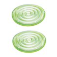 thumbnail image 1 of Summer Waves Bouée Gonflable en Forme d'Le Éclaboussures, Verte (2 Pack), 1 of 7