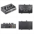 thumbnail image 3 of Portable Karaoke Sound Audio Stereo Echo Mixer Dual Microphone Inputs With RCA Cable Power Adapter for TV PC Smartphone Amplifier, 3 of 7