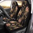 thumbnail image 2 of Juego de 2 fundas de asiento ABPHQTO bordado colorido marinero rosas anclas universal, 2 of 4