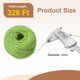 thumbnail image 2 of Cuerda de yute natural Uxcell de 328 pies, cuerda de yute de 2 mm para manualidades de arte, envoltura de regalos, decoración, embalaje, jardinería, colgador de plantas, verde claro, 2 of 6