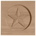 thumbnail image 1 of Ekena Millwork ROS06X06AUMA 6 in. W x 6 in. H x 1 in. P Austin Star Rosette- Maple- Architectural Accent, 1 of 1