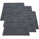 thumbnail image 5 of Panel acústico insonorizado de cuadros pequeños de fieltro de absorción de sonido, tablero absorbente resistente al fuego, 6 uds., gris oscuro, 5 of 14