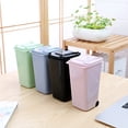 thumbnail image 6 of ZZYuan Mini Desk Trash Can，Office Trash Can,Tiny Curbside Garbage Bin with Lid, Small Plastic Desktop Wastebasket, Unique Office Pen Holder Pencil Cup, Counter Waste Basket for Home Kitchen Tabletop, 6 of 6