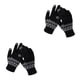 thumbnail image 3 of Minnieouse Guantes de punto para mantener el calor, fundas para envolver las manos, accesorios de ropa, guantes de punto para pantalla táctil para mujer al Negro 2piezas Minnieouse CBP468487, 3 of 5