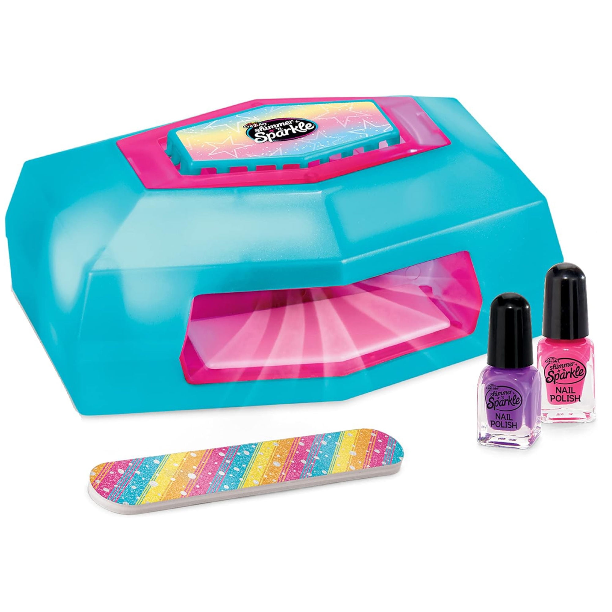 Cra-Z-Art Shimmer ‘N Sparkle: Ultimate Pedicure Party - Includes Real Nail Dryer, Bright Rainbow Nail Polish & Cool Tattoos, Girls & Kids, Ages 8+ Cra-Z-Art Shimmer ‘N Sparkle: Ultimate Pedicure Party - Includes Real Nail Dryer, Bright Rainbow Nail Polish & Cool Tattoos, Girls & Kids, Ages 8+