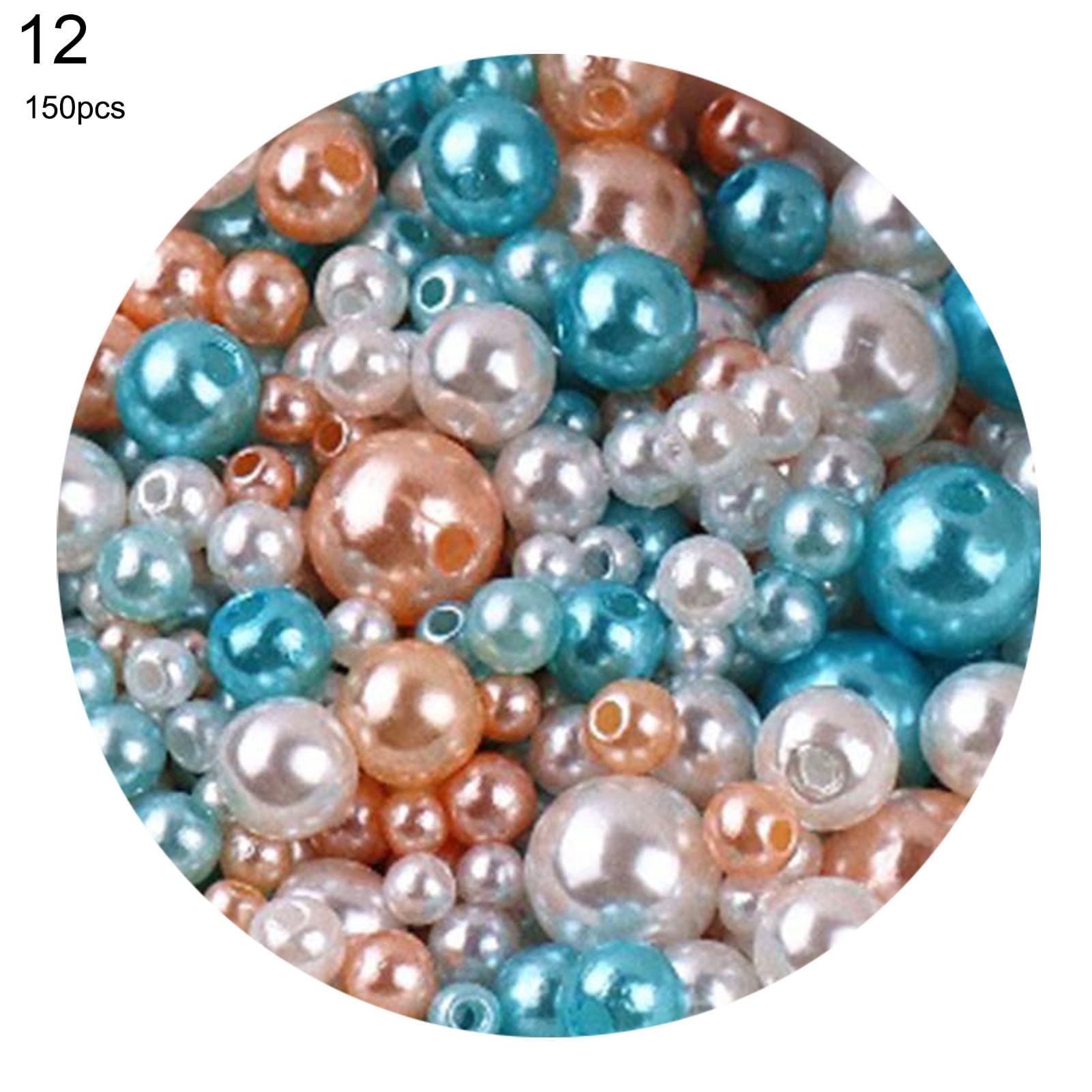 TEHAUX 50pcs Pearl Accessories Earring Pearl Charms Beads for Crafts  Artificial Pearl Beads Safety Pin Earring Pearls Pearl Earring Charms Faux  Pearl