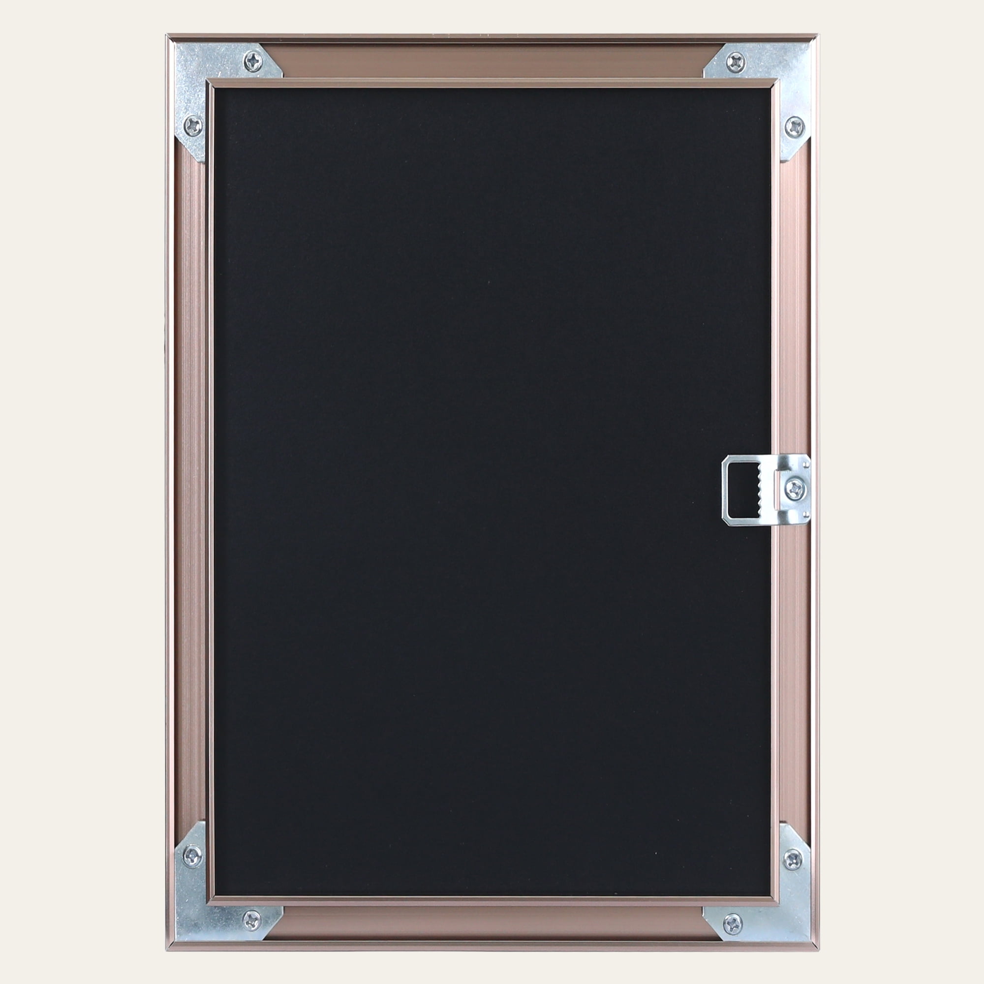 Unique Bargains Aluminum Modern Art Picture Frame Black 5x7
