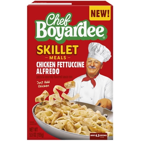 Chef Boyardee Ready-to-Cook Tasty Chicken Alfredo Skillet Meal, 5.5 oz