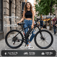 thumbnail image 4 of 26" Adult Electric Bike, 750W Motor, 36V Removable Battery, 35 Miles Range, 20 MPH Speed, Dual Suspension, UL2849 Certified, Class 2, 4 of 6