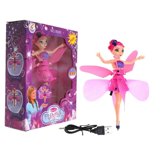 Beautiful Flying Fairy Drone Colorful Light up Flying Fairy Princess
