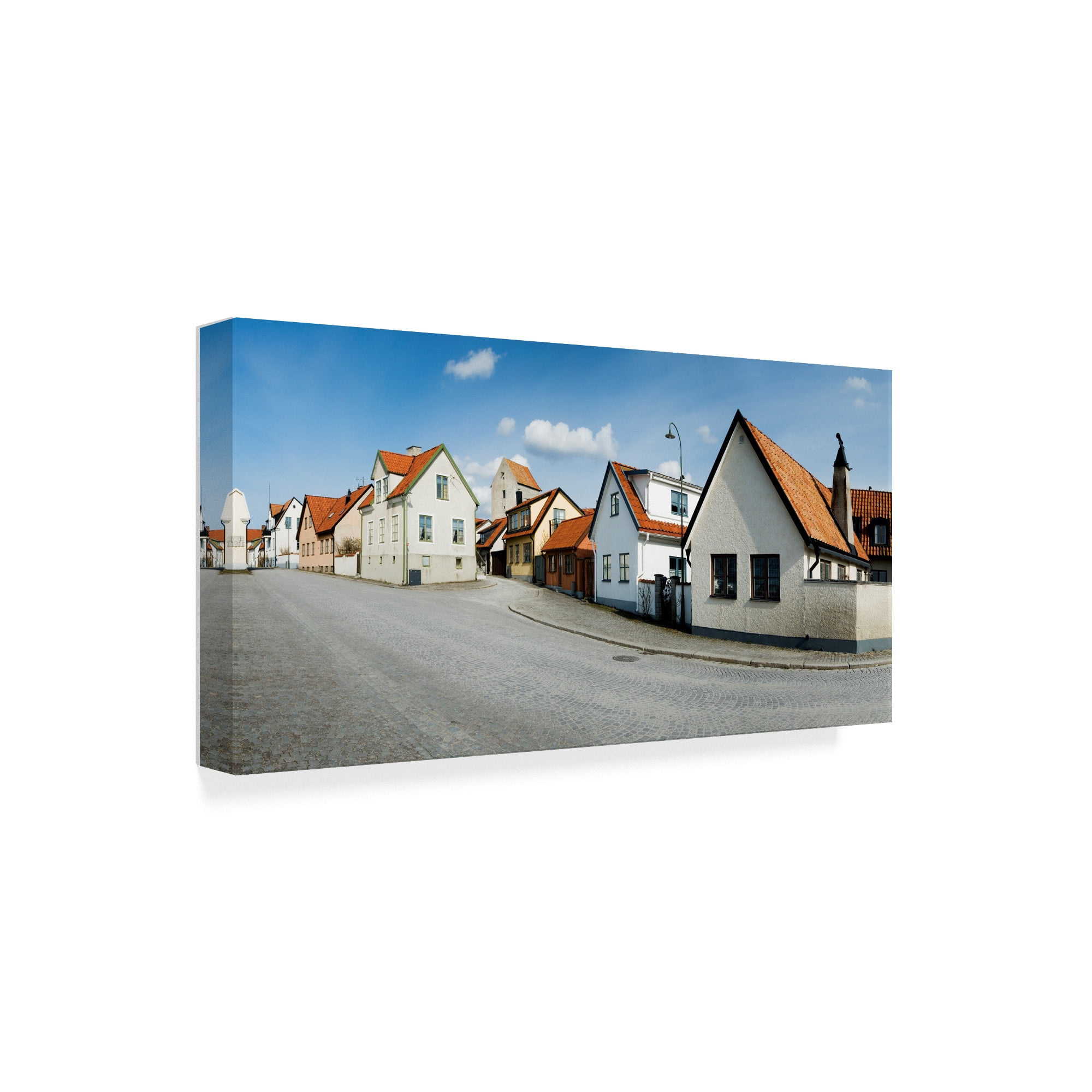 Trademark Fine Art 'Sweden Neighborhood' Canvas Art by Maciej Duczynski