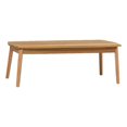 thumbnail image 1 of Table Basse en Bois Massif Style Fuseau Moderne pour Extérieur - Naturel, 1 of 5