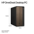 thumbnail image 5 of HP OmniDesk Desktop PC, Intel Core Ultra 7 265, 32 GB RAM, 2 TB SSD, Intel Graphics, Windows 11 Home, Microsoft Copilot, Dark Wood, M03-0060 (2025), 5 of 5