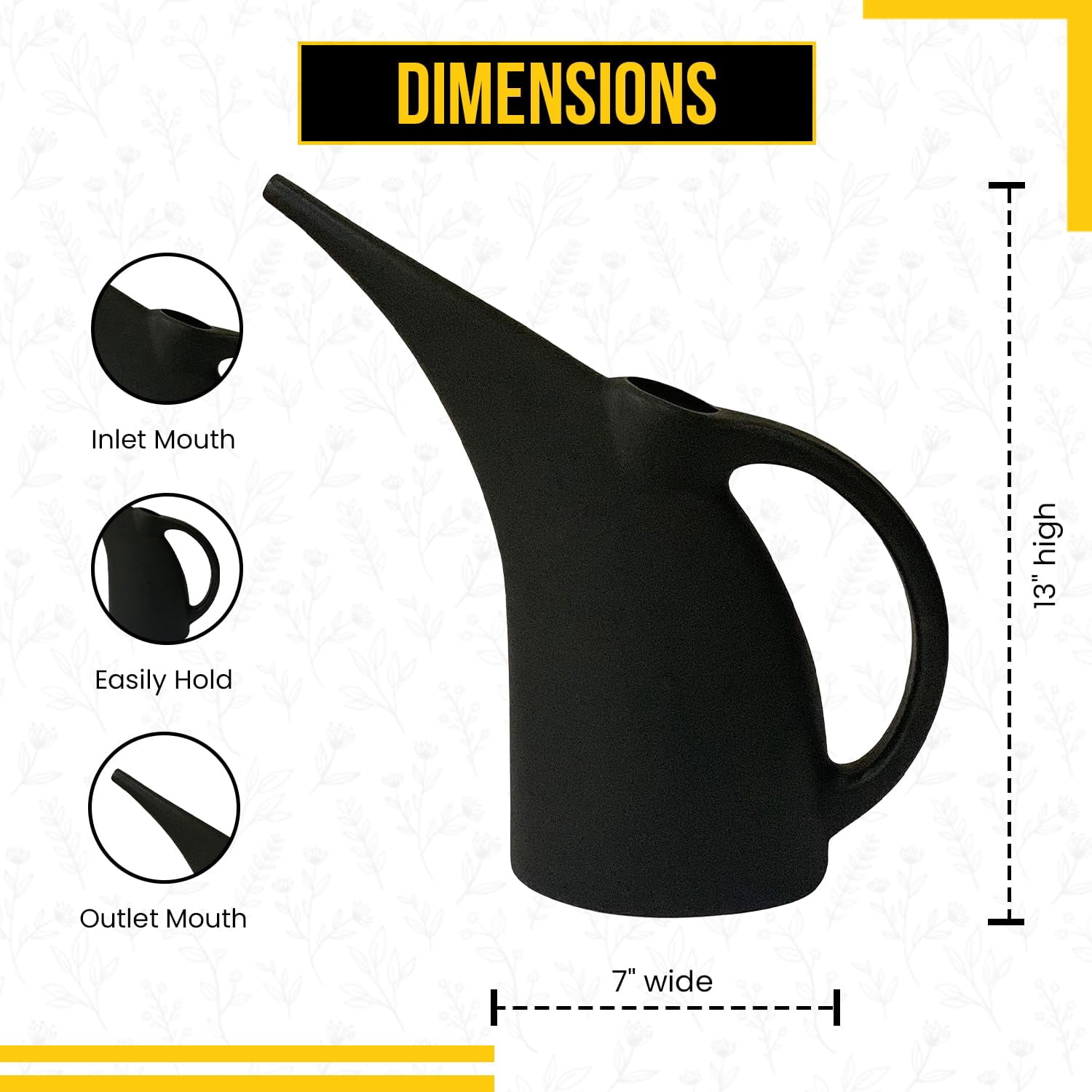 PRODUCTS Watering Can 1/2 Gallon - Small Watering Can for Indoor Plants - Outdoor Watering Can - Purple Plant Waterer - Plastic Watering Can for Garden - 1 Pack
