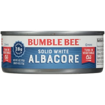 Bumble Bee Solid White Albacore Tuna in Oil, 5 oz can