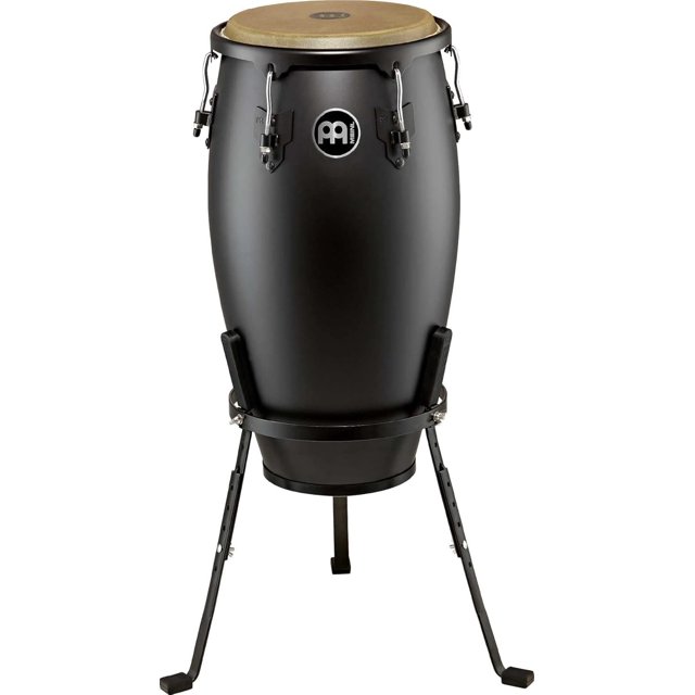 Meinl Percussion HC12PBK-M Headliner Designer Series 12-Inch Conga with Basket Stand, Phantom Black