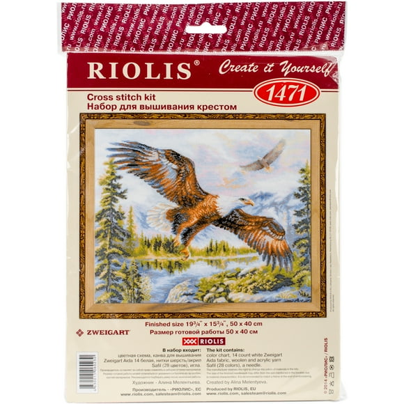 Free Fall Counted Cross Stitch Kit-19.75"X15.75" 14 Count