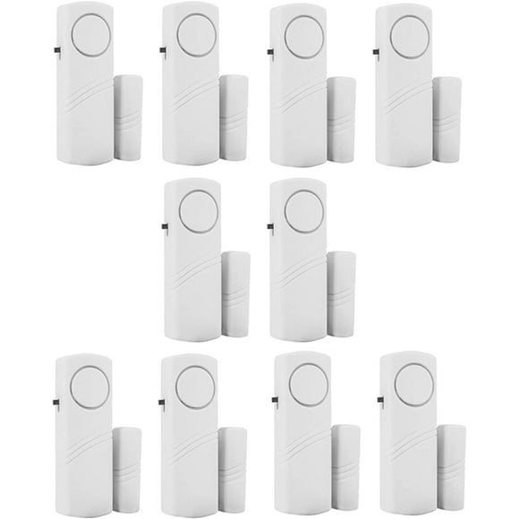 Personal security window and door alarm bell | Wireless sensor door and window anti-theft alarm | 10 sets