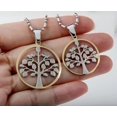 thumbnail image 2 of R.H. Jewelry Stainless Steel Tree of Life Matching Love Couple Pendant Necklace Set, 2 of 3