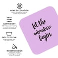 thumbnail image 4 of Bingfone Vintage Let The Adventure Begin1 Leather Drinks Coasters With Set Of 6,Suitable For Home Kitchen,Coffee Cup Coasters Home Gift, 4 of 9