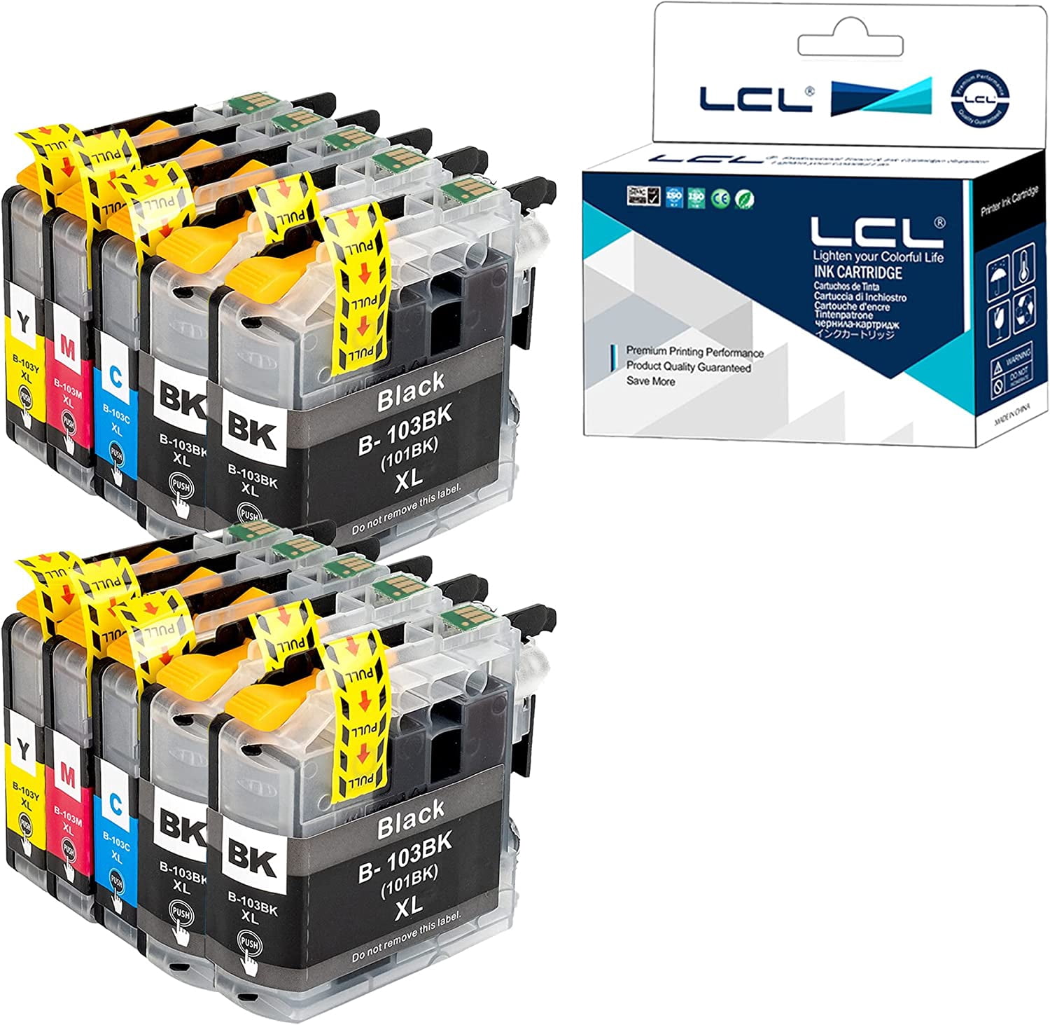 Compatible Ink Cartridge Replacement for Brother LC101 LC101XL LC103