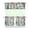 Tropical Plants2, variant on 3 PCS Tropical Kitchen Curtains Set - Hawaiian Island Classic Rod Pocket Tier & Valance (54x18" + 2x27.5x24") Coastal Paradise Semi-Sheer Farmhouse Window Panels