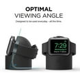 thumbnail image 3 of Apple Watch Stand Charging Dock - Compatible with Apple Watch Series 11/10/9/8/7/6/5/4/3/2/1, SE3/SE2/SE, Ultra3 & 2 & 1  (49mm, 45mm, 44mm, 42mm, 41mm, 40mm, 38mm), Simple Design (Black), 3 of 8