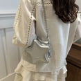 thumbnail image 3 of Stylish Star Shape Shoulder Bag for Women Practical PU Crossbody Purse with Metal Chain for Various Occasion, 3 of 20