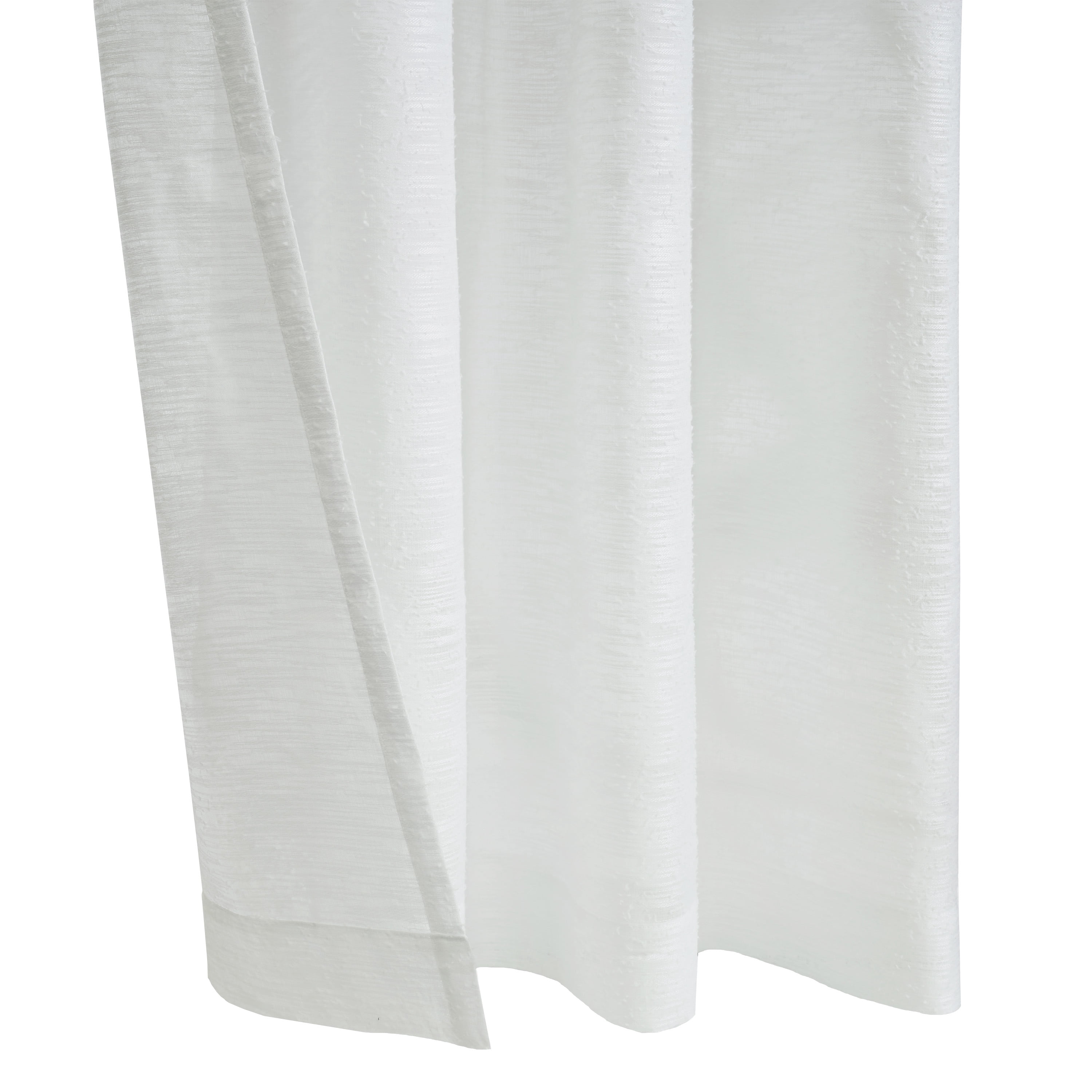 Loft Living Banan Sheer Grommet Indoor Curtain 52 x 84 in White