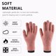 thumbnail image 4 of Guantes de invierno para mujer, guantes cálidos para clima frío con forro de punto cálido elástico de Cachemira doble con pantalla táctil, 4 of 5
