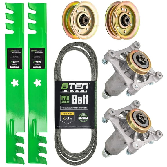 8TEN Blade Spindle Belt Idler Kit for Husqvarna LTH1542 Poulan PO17542LT PB17542LT 42 inch 532138971 532187281 532144959 MK1005183