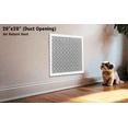 thumbnail image 3 of Achtek AIR RETURN 20"x20" Duct Opening (Overall Size 22"x22") | Heavy Cast Aluminum Air Grille HVAC Duct || Powder Coated, 3 of 11