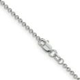 thumbnail image 3 of Primal Gold 14K White Gold 1.6mm Round Open Link Cable Chain, 3 of 4