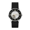 Skagen Men's Holst Automatic Black Leather Watch (SKW6710)