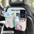 thumbnail image 1 of Organizador de asiento trasero de coche de Hello Kitty Kawaii, soporte de botella multibolsillo, bolsa de almacenamiento de pañuelos, accesorios de Interior de coche, regalos, 1 of 4
