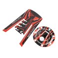 thumbnail image 3 of Ensemble d'Autocollants de Protection de Couverture de Carburant de Moto Réfléchissant Noir Orange pour RC390, 3 of 8