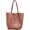 Brown, variant on - Genuine Italian Leather Tote Shopper Bag - Stylish Purse -