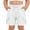 White, variant on LILIY Bermuda Shorts for Girls Knee Length Casual Wide Leg Loose Fit Drawstring Hiking Work Lightweight 2026 Summer Cargo Shorts with Pockets