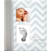 Grey Chevron Baby Book (9x10.75mm)