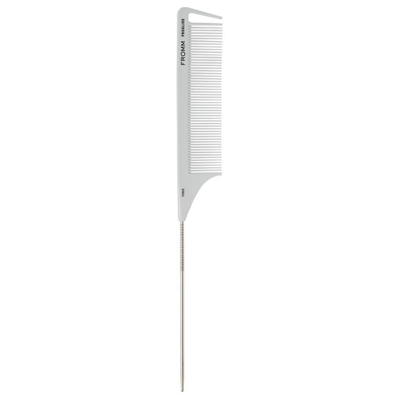 Peine de cola Fromm ProGlide de 9 pulgadas con infusión de silicona y cerámica para un peinado suave y antiestático Dientes flexibles y dientes seccionadores para separar, desenredar y desenredar